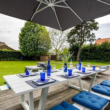 Villa Maison A La Mer, Avec Grand Jardin Et Terrain De Petanque Koksijde